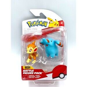 Pokemon Battle Figure Pack Chimchar Panpy New Jazwares NEW & SEALED